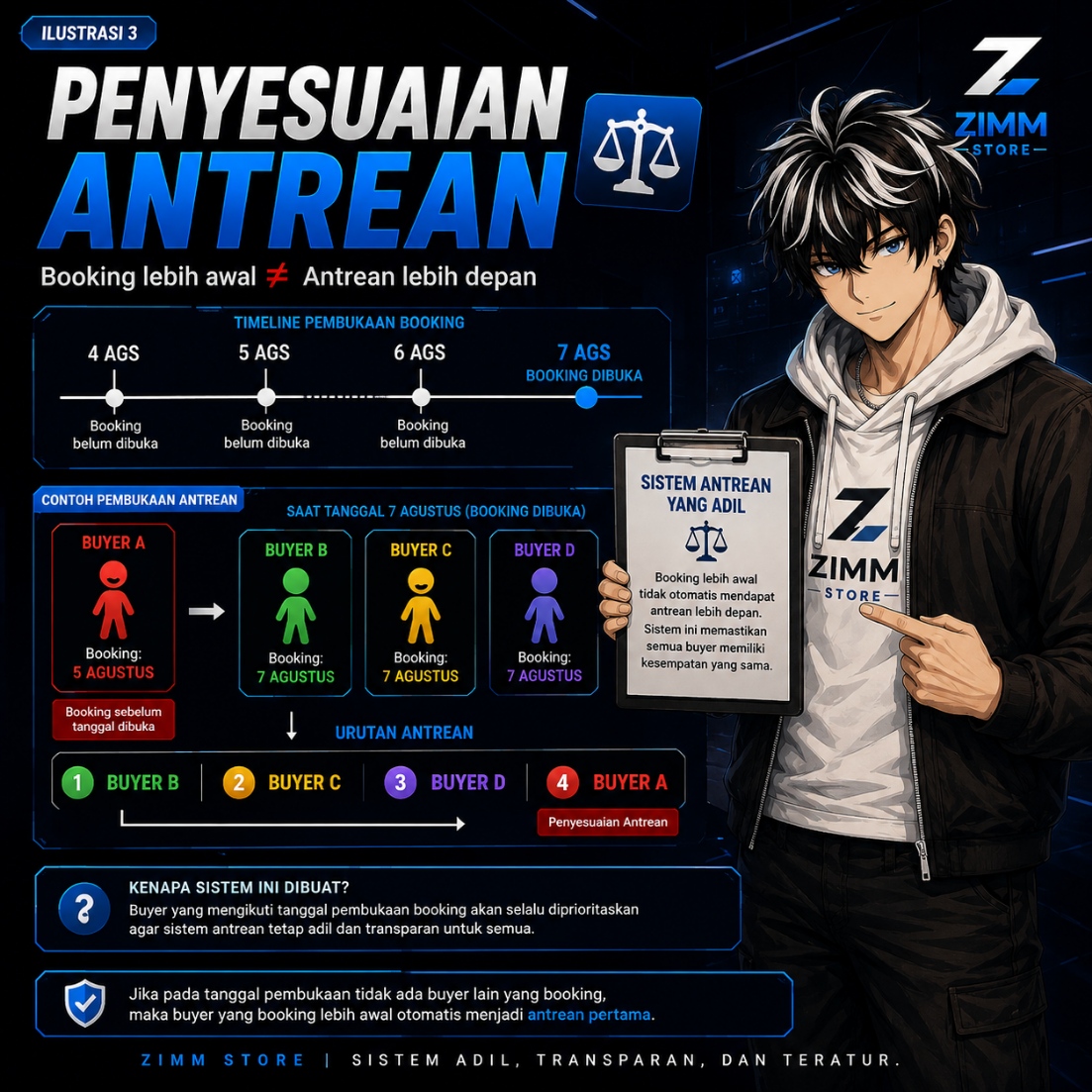 Penyesuaian Antrean