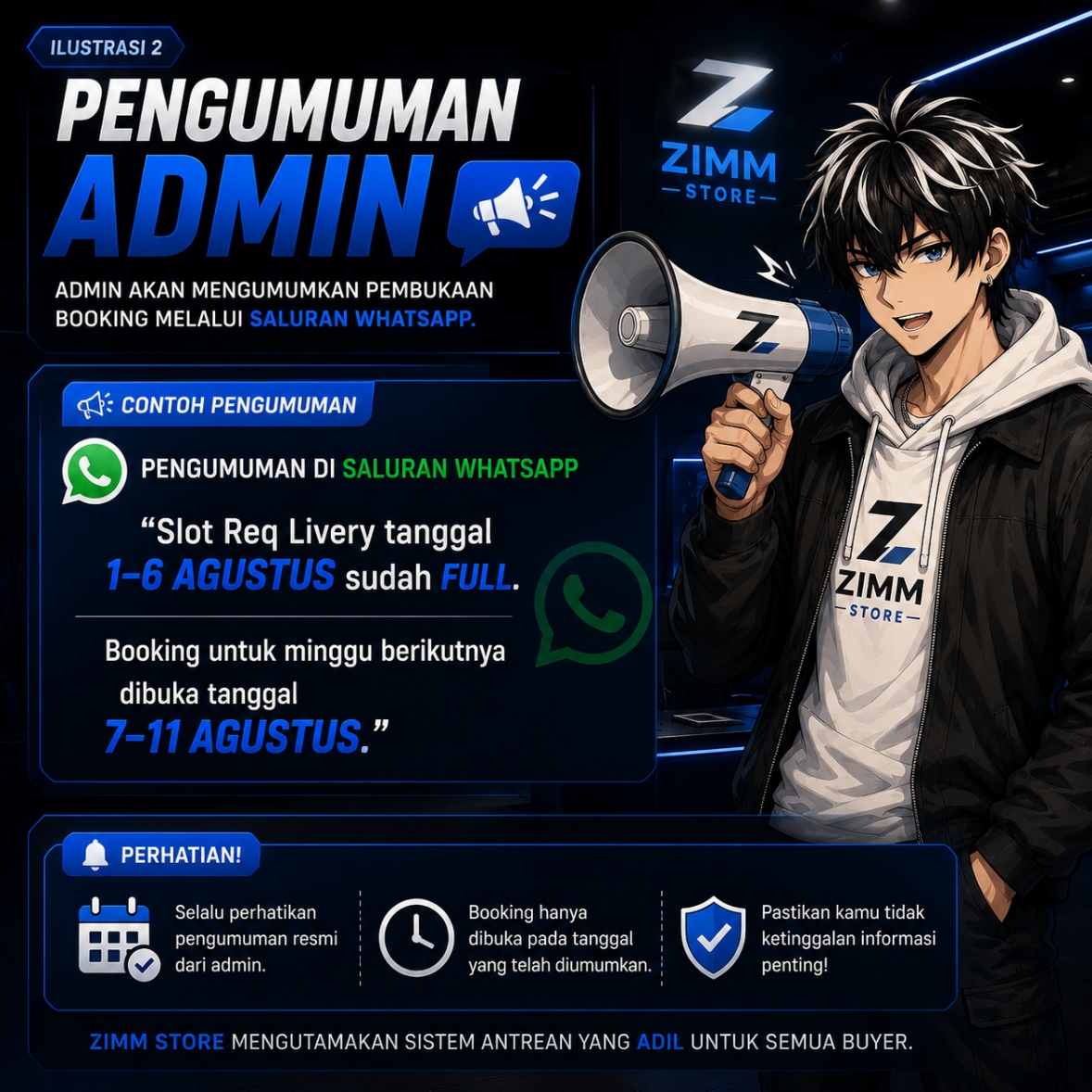 Jadwal Pembukaan Booking