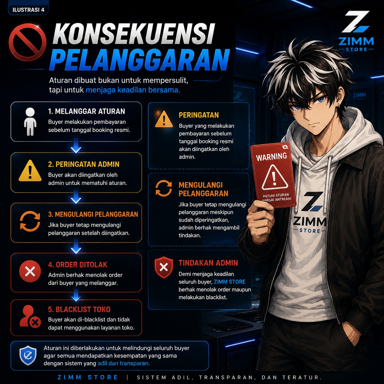 Konsekuensi Pelanggaran